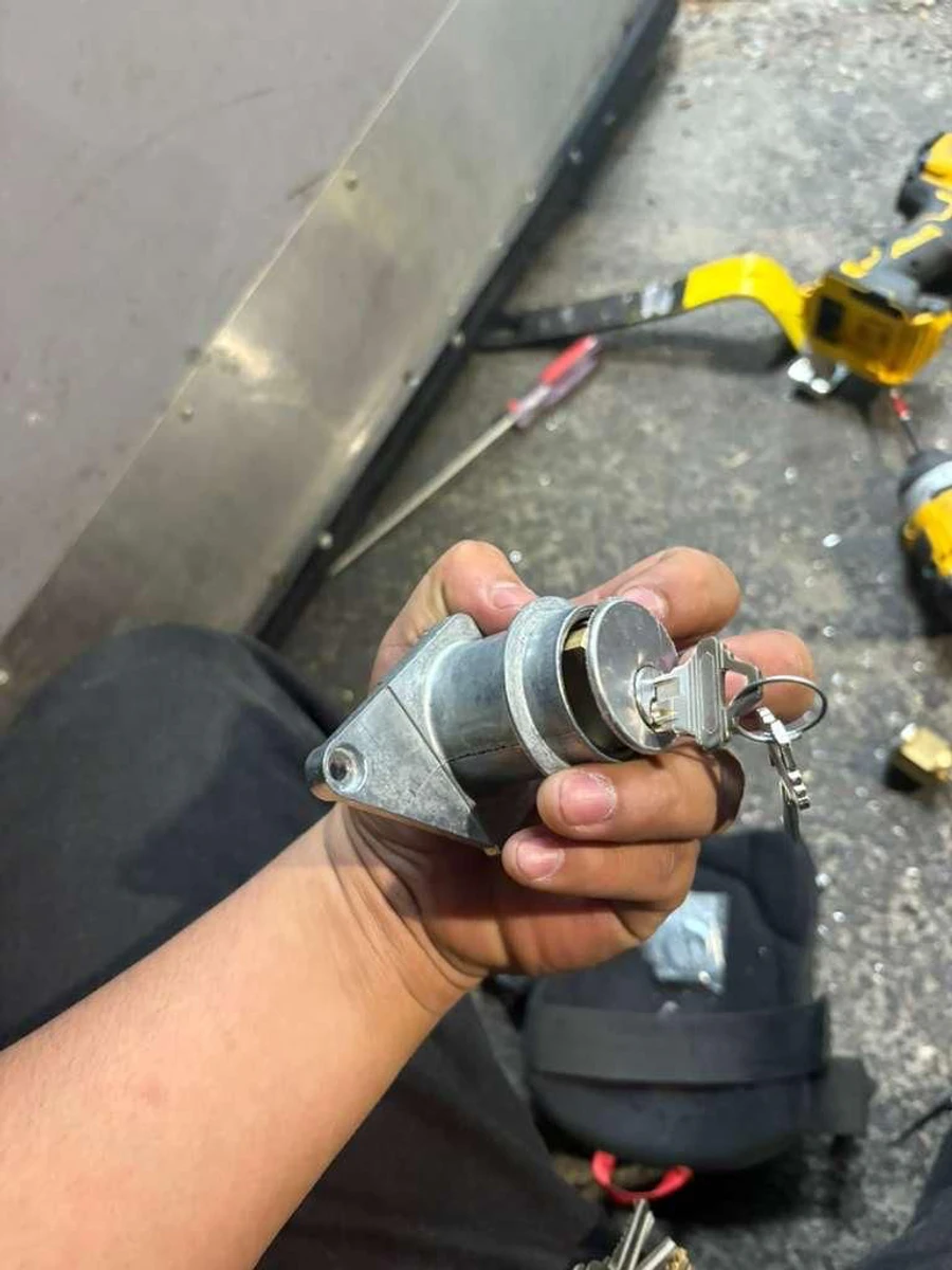 Commercial lock cylinder repair on-site in Orangeville, Ontario