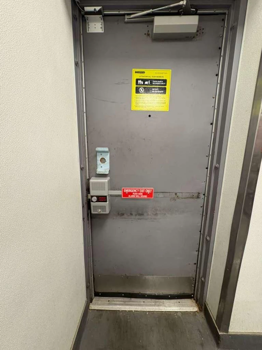 Commercial panic bar and exit hardware serviced in Oshawa